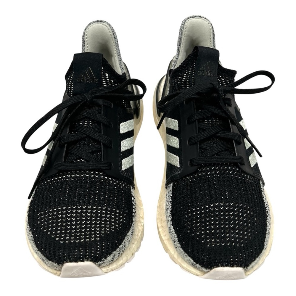 Adidas UltraBoost 19 Linen Green Black Oreo Athletic Running Shoes Women’s 8.5 - Picture 4 of 15